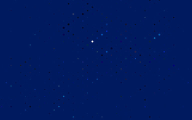 Light BLUE vector backdrop with dots.