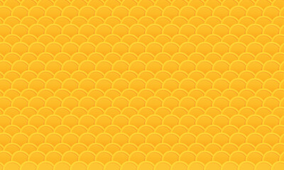 Scales yellow vector pattern