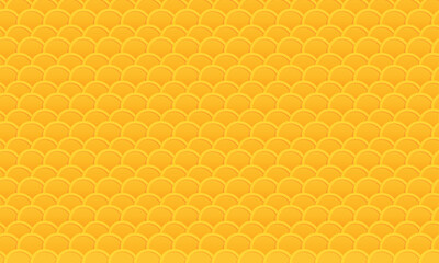 Scales yellow vector pattern