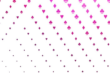 Light Pink vector layout with elements of cards.