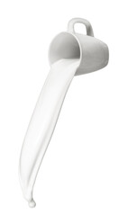 Milk In A Cup Splashing