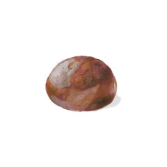 Agemanju, Japanese sweets Fried rice cake Water color illustration PNG