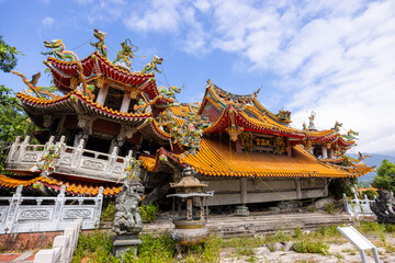 Fototapeta premium Jiji Wuchang Temple Earthquake Museum in Nantou of Taiwan