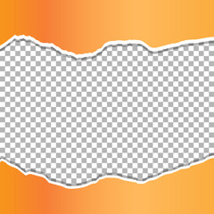 Vector illustration of torn paper