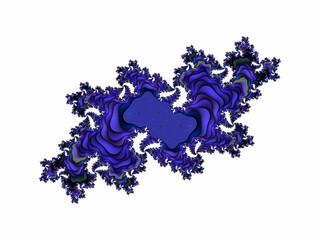 Blue purple fractal, background with splashes