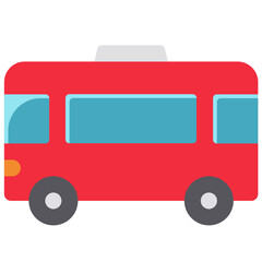 Bus flat icon