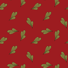 Christmas and Happy New Year seamless pattern with Christmas balls and gifts. Trendy retro style. Vector design template.
