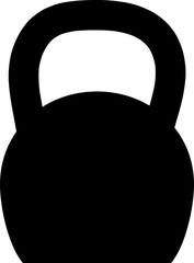 Fototapeta premium kettle bell icon illustration isolated vector sign symbol.eps