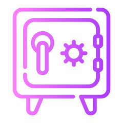 safebox gradient icon