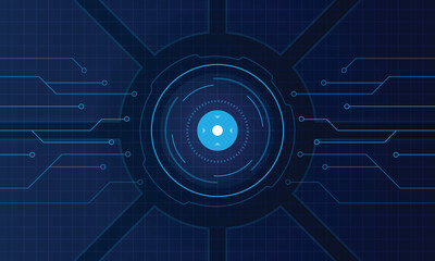 Obraz premium Circuit boardtechnology background designelectronic system concept