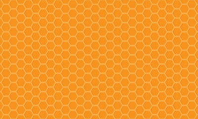 Yellow hexagonal honeycomb mesh pattern
