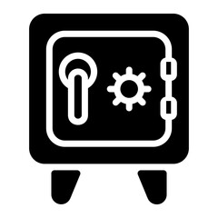 safebox glyph icon