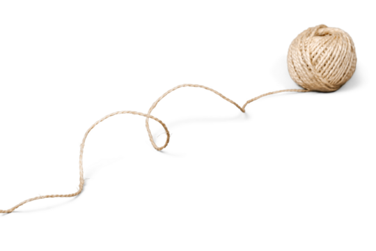 Various ropes  and cord collection household with rope texture