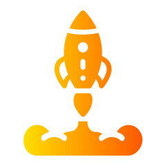 Obraz premium startup gradient icon
