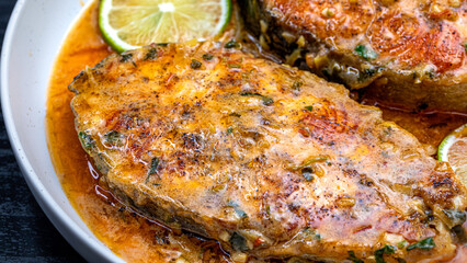 Salmon Fish, Salmon Dish, Thai Salmon