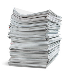 Stack of Magazines , Notebooks