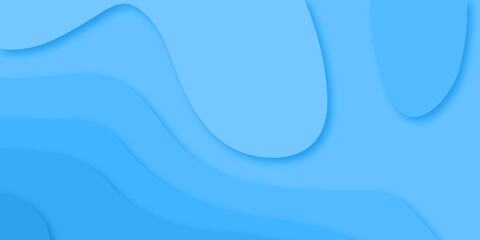 Abstract blue papercut out background texture design. For web, wall paper, brochure and other pattern designs. green abstract multi-layer 3d seamless background.	
