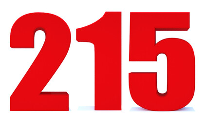 215 number