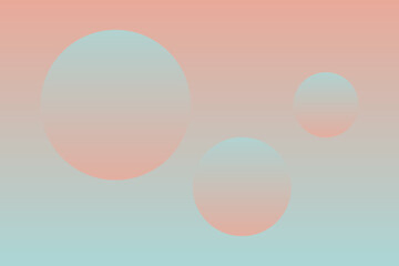 グラデーションとシェイプの背景