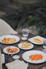 breakfast on the table