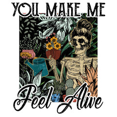 Obraz premium You Make Me Feel Alive 