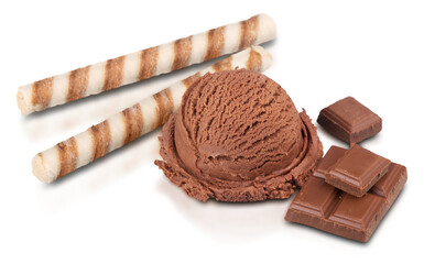 Chocolate Ice Cream Scoop