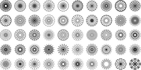 50 Ornamental mandala Design