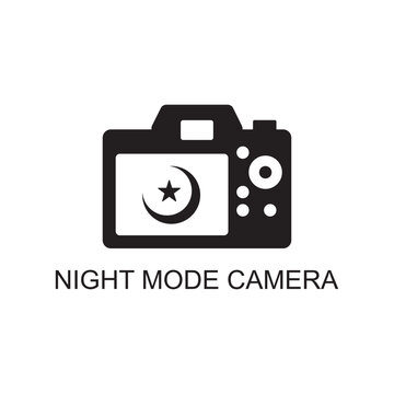 night mode camera icon , photo icon