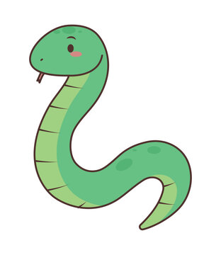 cute snake icon