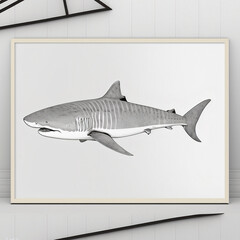 Tiger Shark Sketch