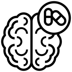 vitamins_brain line icon,linear,outline,graphic,illustration