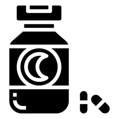 vitamins_melatonin line icon,linear,outline,graphic,illustration