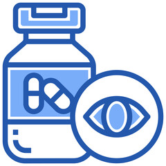 vitamins_eye care line icon,linear,outline,graphic,illustration