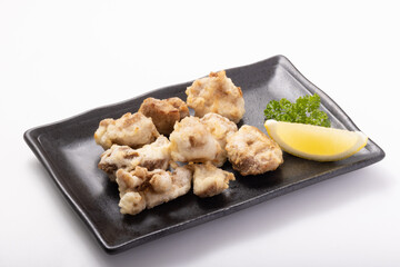 北海道産　秋鮭の白子の唐揚げ