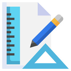 Project Management_stationery line icon,linear,outline,graphic,illustration
