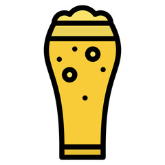 glass beer beverage drink icon
