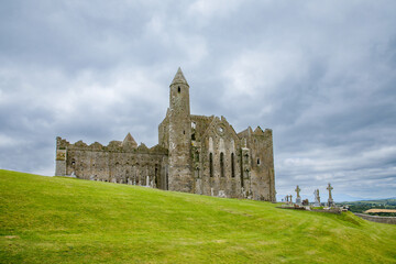 Fototapeta na wymiar The Rock of Cashel. Irish Cashel of the Kings and St. Patrick's Rock, a historic site located at Cashel, County Tipperary. Ireland