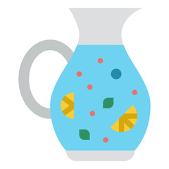Naklejka premium punch juice beverage drink icon