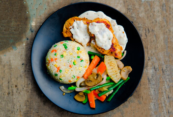 rice with vegetables