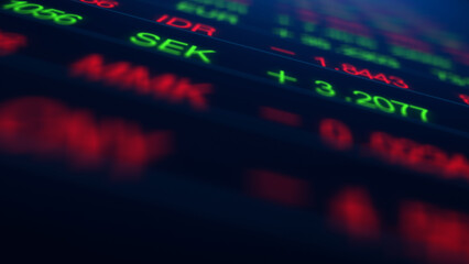 Stock Market Data - Stocks And Shares - Forex Market Trading- Trading - micro currency digital data