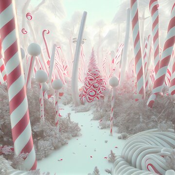 Candy sales cane forest