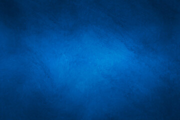 Cement wall background, dark blue gradient old wall pattern, blue abstract wall background, dark blue cement texture old wall pattern.