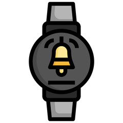 Notification line icon,linear,outline,graphic,illustration