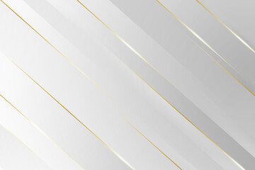 Elegant layered shape background with golden lines