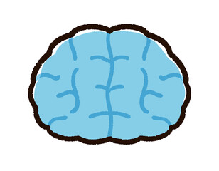 水色の脳みそ、人工知能、AI