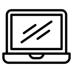 electronic computer technology lifestyle icon