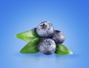 Obraz premium Tasty organic sweet fresh blueberry