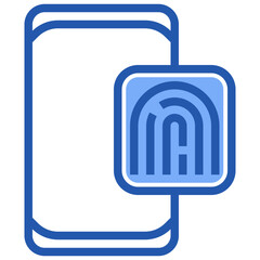 finger scan line icon,linear,outline,graphic,illustration