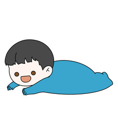 Happy Baby color illustration