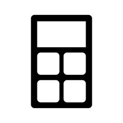 calculator icon vector logo template